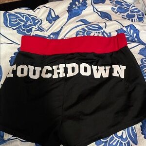 Spirit Black and Red Athletic Shorts